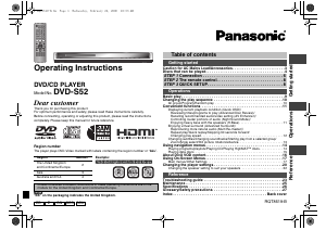 Handleiding Panasonic DVD-S52 DVD speler