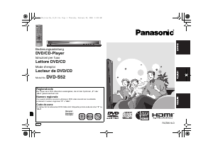 Manuale Panasonic DVD-S52 Lettore DVD