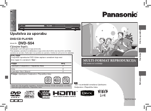 Priručnik Panasonic DVD-S54 DVD reproduktor