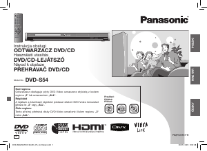 Instrukcja Panasonic DVD-S54 Odtwarzacz DVD