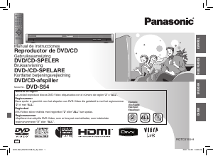 Manual de uso Panasonic DVD-S54 Reproductor DVD