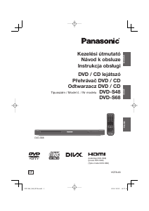 Használati útmutató Panasonic DVD-S68GN DVD-lejátszó