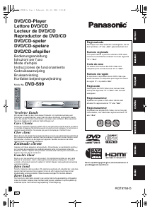 Manual de uso Panasonic DVD-S99 Reproductor DVD