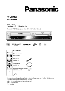 Manuál Panasonic NV-VHD1EE Kombinace DVD-video