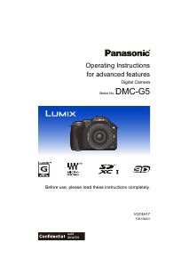 Manual Panasonic DMC-G5 Digital Camera