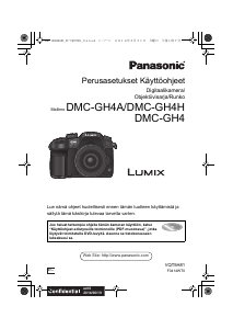 Käyttöohje Panasonic DMC-GH4A Digitaalikamera