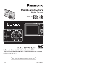 Manual Panasonic DMC-TZ2 Digital Camera