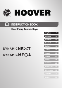 Manual Hoover DMH D1013A2X-S Máquina de secar roupa