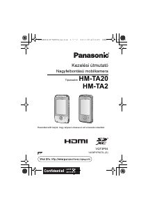 Használati útmutató Panasonic HM-TA20EP Digitális fényképezőgép