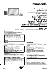 Manual de uso Panasonic MW-20EG Marco digital