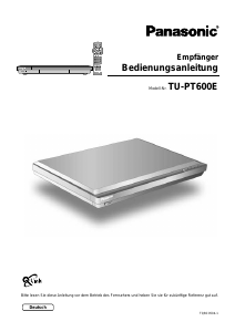 Bedienungsanleitung Panasonic TU-PT600 Digital-receiver