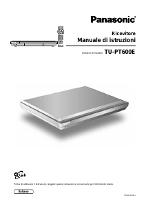 Manuale Panasonic TU-PT600 Ricevitore digitale