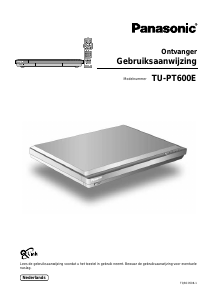 Handleiding Panasonic TU-PT600E Digitale ontvanger