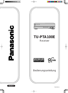 Bedienungsanleitung Panasonic TU-PTA100E Digital-receiver