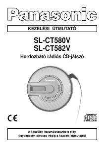 Használati útmutató Panasonic SL-CT580 Hordozható CD-lejátszó