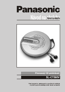 Návod Panasonic SL-CT580 Discman