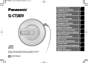Manual Panasonic SL-CT580V Discman
