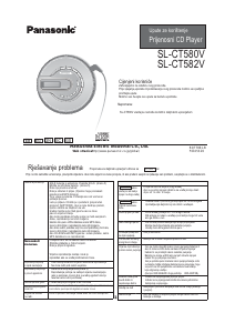 Priručnik Panasonic SL-CT582V Discman