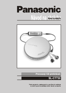 Návod Panasonic SL-CT730 Discman