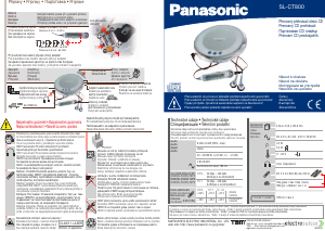 Návod Panasonic SL-CT800P Discman