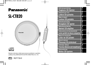 Manual Panasonic SL-CT820 Discman