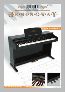 Bedienungsanleitung Hemingway DP501 E-Piano