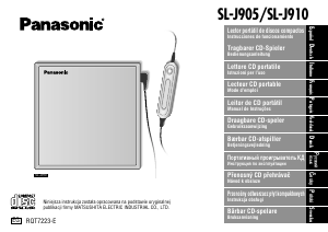 Instrukcja Panasonic SL-J905 Przenośny odtwarzacz CD