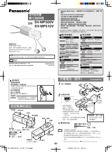 说明书 松下 SL-MP50 携式CD播放器