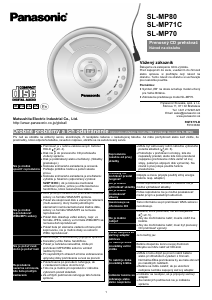 Návod Panasonic SL-MP70EG Discman