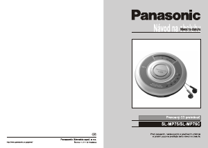 Návod Panasonic SL-MP75 Discman