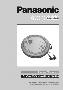 Návod Panasonic SL-SX420 Discman