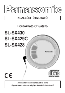 Használati útmutató Panasonic SL-SX428 Hordozható CD-lejátszó