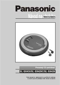 Návod Panasonic SL-SX428 Discman