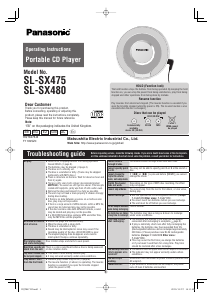Handleiding Panasonic SL-SX475 Discman