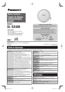 Mode d’emploi Panasonic SL-SX480 Lecteur CD portable