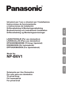 Bruksanvisning Panasonic NP-B6V1 Diskmaskin