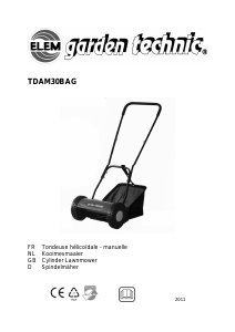 Bedienungsanleitung ELEM Garden Technic TDAM30BAG Rasenmäher