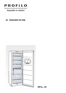 Manual Profilo DF1029W3VV Freezer
