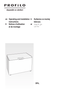 Manual Profilo DF6034W2VV Freezer