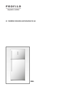 Manual Profilo BD2065W2VN Fridge-Freezer