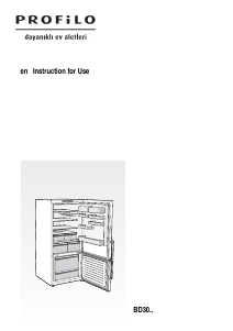 Handleiding Profilo BD3086W3DN Koel-vries combinatie