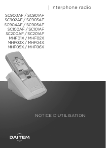 Mode d’emploi Daitem MHF04X Interphone