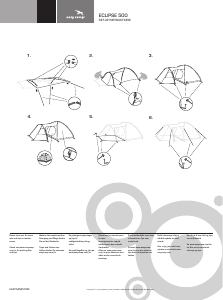 Bedienungsanleitung Easy Camp Eclipse 500 Red Zelt