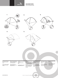 Bedienungsanleitung Easy Camp Quasar 300 Red Zelt