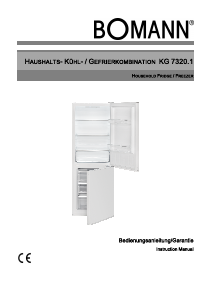 Manual Bomann KG 7320.1 Fridge-Freezer