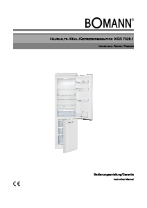 Manual Bomann KGR 7328.1 Fridge-Freezer