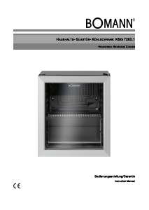 Manual Bomann KSG 7282.1 Refrigerator