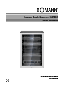 Handleiding Bomann KSG 7283.1 Koelkast