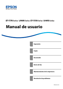 Manual de uso Epson EcoTank ET-5150 Impresora multifunción