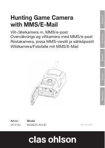 Käyttöohje Clas Ohlson MG882K Action-kamera